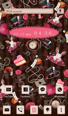 Dark Alice in Wonderland Theme android App screenshot 0