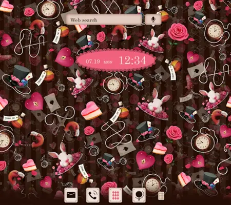 Dark Alice in Wonderland Theme android App screenshot 4